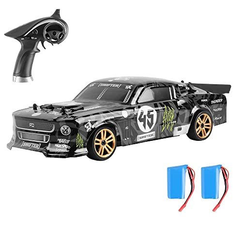 QIYHBVR Ferngesteuertes Auto 1:18 RC Rally Racing Cars 45+ KM/H High Speed, 4WD Offroad Monster Truck Für Erwachsene & Kinder Hobby RC Truck Fahrzeug, 2 Batterien QIYHBVR Ferngesteuertes Auto 1:18 RC Rally Racing Cars 45+ KM/H High Speed, 4WD Offroad Monster Truck Für Erwachsene & Kinder Hobby RC Truck Fahrzeug, 2 Batterien von QIYHBVR