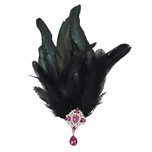 QIYUDUOLA 2-in-1-Haarreif für Damen, mit Strasssteinen, für Halloween, Cosplay, mittelalterliche Form, Stirnbänder von QIYUDUOLA