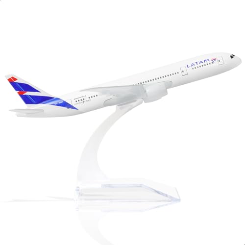 QIYUMOKE 1/400 787 Diecast Metall Modellflugzeug LATAAM-Boeing787 Modellflugzeug mit Ständer (6 Zoll lang) für Luftfahrt-Enthusiasten Geschenk oder Display Dekorationen von QIYUMOKE