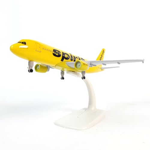 QIYUMOKE Airbus 320 Spirit (7,9 Zoll) im Maßstab 1:300, Flugzeug, Metallmodelle, legiertes Druckguss-Flugzeugmodell zum Sammeln und Verschenken von QIYUMOKE