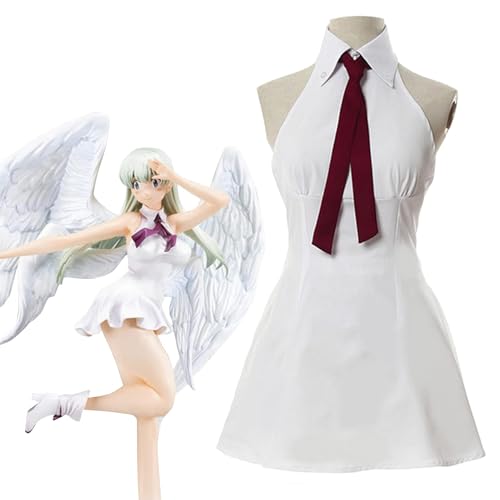 QJIRZB Elizabeth Liones Cosplay Kostüm The Seven Deadly Sins Cosplay Kellnerin Uniform Full Set Halloween Kleid für Frauen (Elizabeth Liones-2#, M) von QJIRZB