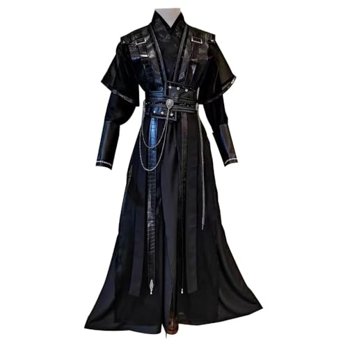 QJIRZB Tian Guan Ci Fu Cosplay-Kostüm, Himmel-Beamte, Segen, TGCF, He Xuan, Cosplay-Kostüm, für Damen und Herren, alte chinesische Hanfu-Robe, Anime-Cosplay-Kostüm (He Xuan Kostüm, M) von QJIRZB