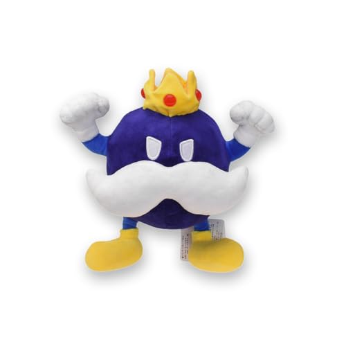 QJXWGPRQ Anime King Bob-omb Plüschtier, Soft Mine King Stofftier, Videospiel Bombenform Plüschtier für Jungen Mädchen und Erwachsene von QJXWGPRQ