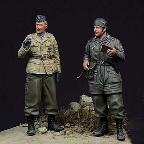 QLKFTRVNH 1/35 WWII Deutscher Soldat Resin ModellbausatzUnbemalter und unmontierter Soldat Resin Modellbausatz // I8G7O6 von QLKFTRVNH