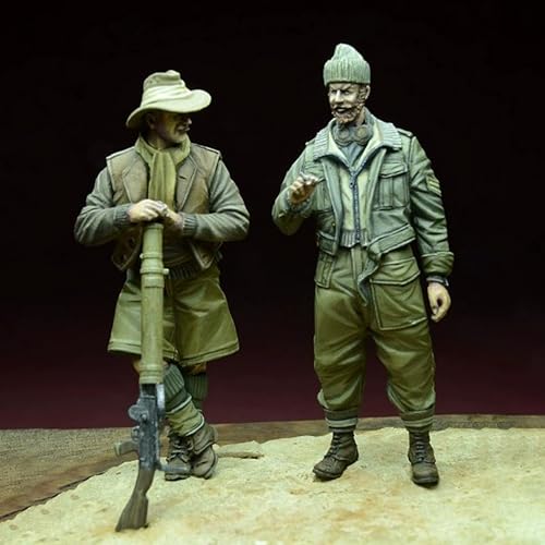 QLKFTRVNH 1/35 WWII Soldat Resin Modellbausatz Unbemalt und unmontiert Soldat Resin Modellbausatz //I8G5O3 von QLKFTRVNH