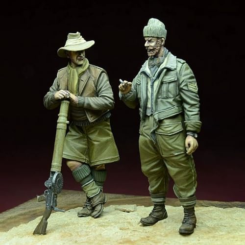 QLKFTRVNH 1/35 WWII Soldier Resin Soldier Model Kit Unbemaltes und unmontiertes Resin Modell //g8F6S2 von QLKFTRVNH