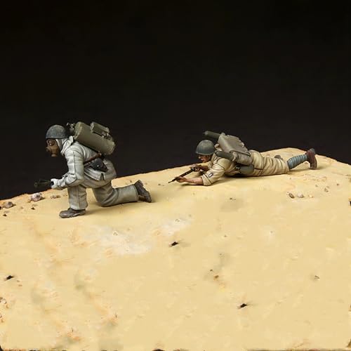 QLKFTRVNH 1/35 WWII Soldier Resin Soldier Model Kit Unbemaltes und unmontiertes Resin Modell //g8F6S5 von QLKFTRVNH