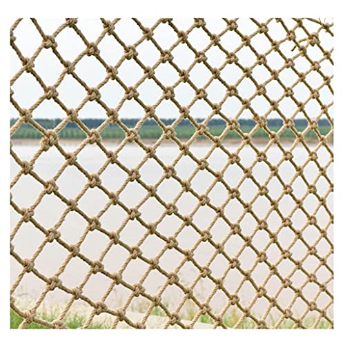 QLKFTRVNH Kletternetz Kinder Outdoor-Entwicklung Trainingsseil Schutznetz Ausdauer Frachtnetz Dekoratives Jute Hanfnetz(1x10m (3.28X32.8ft)) von QLKFTRVNH