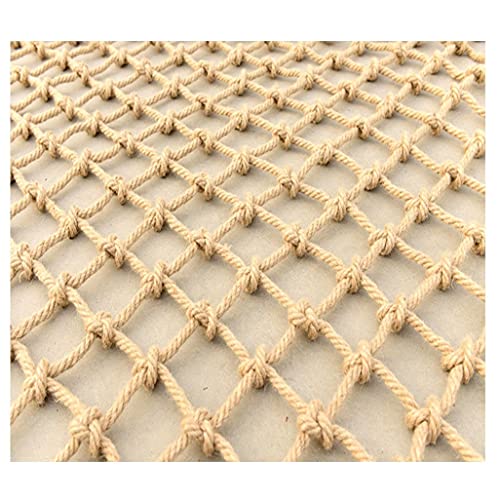 QLKFTRVNH Seilnetz-fracht-Netz-Kind, Sicherheits-hanf-Netting Für Kinder Im Freien Geländer Netznetzen Gewebtes Seil LKW(10X10cm,1x1m(3.28X3.28ft)) von QLKFTRVNH