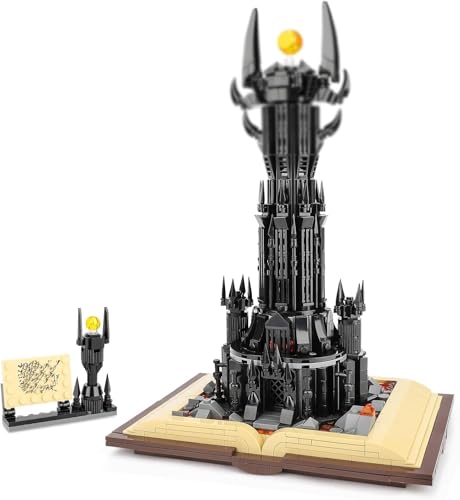 QLT QIAOLETONG STEM Ideas Architecture Klemmbausteine Mit LED,Lord Film Moc The Magic Rings Dark Tower Bausteinen deko Geschenk für Erwachsene und Jungen ab 6-16+ von QLT QIAOLETONG