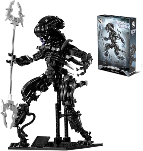 QLT Xenomorph Spielzeug Klemmbausteine Baustein,Ideas,Action Alien Figur deko Geschenk für Erwachsene und Jungen ab 6-16+(918PCS) von QLT QIAOLETONG