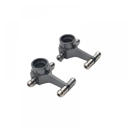 QMLQRGKF 2pcs Upgrade Lenkungstasse Metall vorne kompatibel mit 1/28 RC -Autos wie 284131 K969 K979 K989 K999 P929 P939(Dark Grey) von QMLQRGKF