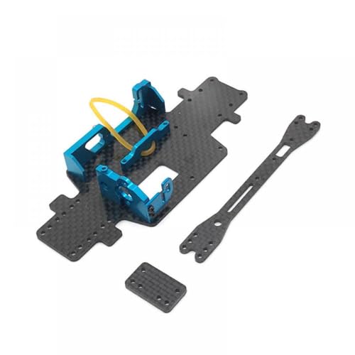 QMLQRGKF Kohlefaser -Grundplattenmotor -Mount und Mount Upgrade Kompatibel mit 284131 K969 K979 K989 K999 P929 P939 kompatible RC -Autos(Blue) von QMLQRGKF