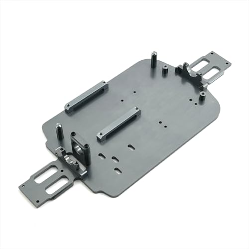 QMLQRGKF Metall Enhanced Chassis kompatibel mit 1/18 A949 A959 A969 A979 K929 A RC -Autoteile(Dark Grey) von QMLQRGKF