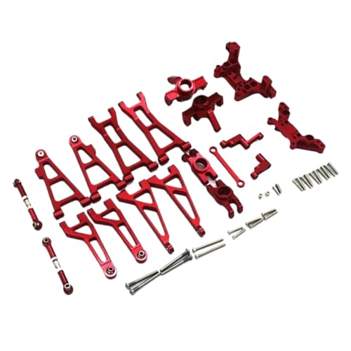 QMLQRGKF Metall -Upgrade -Aufhängung Arm Cup Set Kompatibel mit 1/16 Skala RC -Autos kompatibel mit Hyper -Modellen 16207 16208 16209 H16 H16BM(1 Set-A) von QMLQRGKF