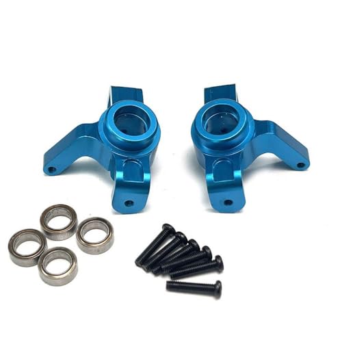 QMLQRGKF Metall -Upgrade -Lenkbecher Kompatibel mit 1/16 RC -Autos kompatibel mit Hyper GO -Modellen 16207 16208 16209 16210 H6v3 M162 M163(Blue with Bearings) von QMLQRGKF