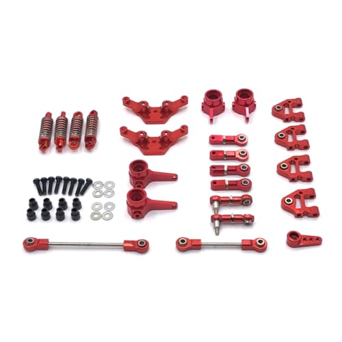 QMLQRGKF Metall -Upgrade -Lenkverbindungsschock -Klammer -Stoßbecher Kompatibel mit 1/28 RC -Autos kompatibel mit den Modellen K969 K979 K989 K999 284131(Red) von QMLQRGKF