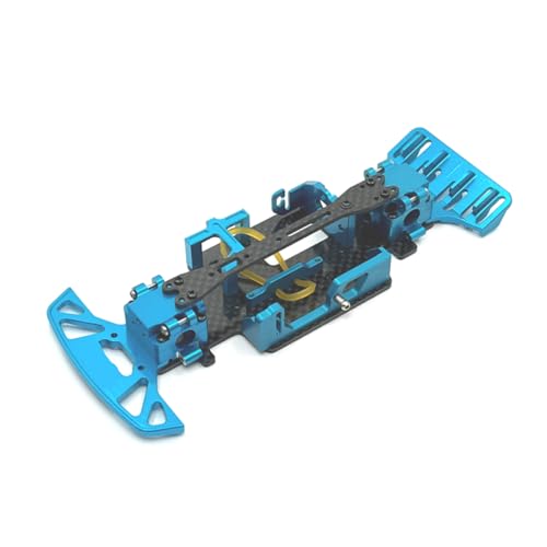 QMLQRGKF Metall -Upgrade Modifiziertes Rahmenradstand 98 mm bis 102 mm kompatibel mit verschiedenen 1/28 RC -Autos 284131 K969 K979 K989 K999 Teile(Sky Blue) von QMLQRGKF