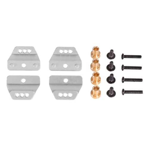 QMLQRGKF Metall -Upgrade -Stoßdämpfer -Halterung mit 1/12 Fernbedienungssteuerautos Mn Modell 1 Mn168 MN82 LC79 MN78 und 99SV2 kompatibel(Silver) von QMLQRGKF