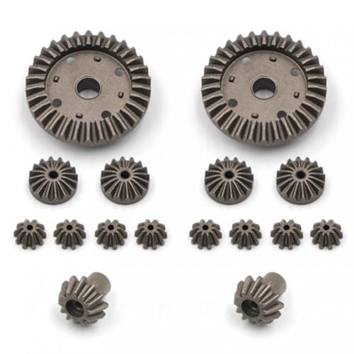 QMLQRGKF Metall -Upgrade -Teile Kompatibel mit Differentialgetriebekoffer kompatibel mit 12427 12429 12428 12423 Feiyue 1/12 RC -Autos(Differential Gear) von QMLQRGKF