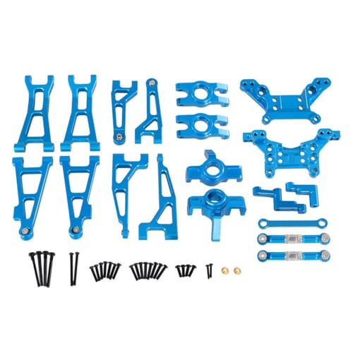 QMLQRGKF Metall -Upgrade -Teile kompatibel mit 16889 16889a 16890 SG1601 SG1602 RC 1/16 Fernbedienungsfahrzeuge Fragile Set -Teile(Blue) von QMLQRGKF