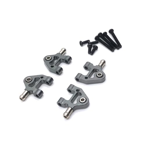 QMLQRGKF Metall -Upgrade unterer Schwung Arm kompatibel mit 1/28 Serie RC -Autos, einschließlich Modellen 284131 K969 K979 K989 K999 P929 P939(Dark Grey) von QMLQRGKF