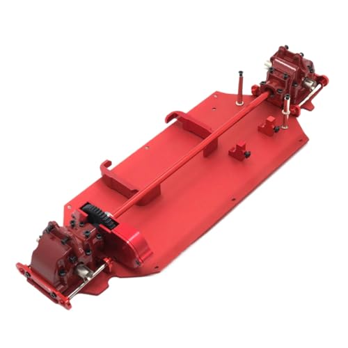 QMLQRGKF Metallboden -Platten -Getriebedifferenzdifferential -Mittelantrieb -Upgrade -Paket Kompatibel mit 1/12 Skala RC -Cars kompatibel mit Modellen 124016 124017 124018 124019(Red) von QMLQRGKF