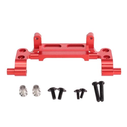 QMLQRGKF Metallunterstützungshalterung Upgrade Kompatibel mit Servo -Stangenbasis -Kompatibel mit MN82 MN78 LC79 MN168 und 99S 1/12 RC Automotive Parts Accessoires(Red) von QMLQRGKF