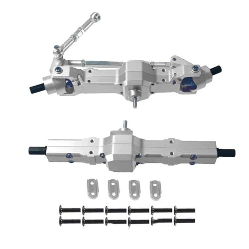 QMLQRGKF Universal Metall -Upgrade -Teile Kompatibel mit 1/16 RC -Autos kompatibel mit C14 C24 Feiyu einschließlich Metallbrücke und Schnalle(Silver) von QMLQRGKF