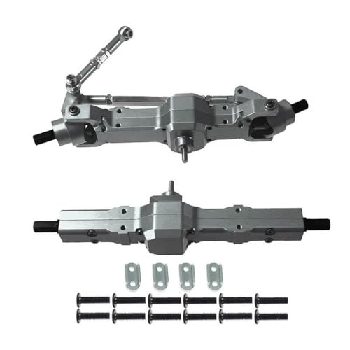 QMLQRGKF Universal Metall -Upgrade -Teile Kompatibel mit 1/16 RC -Autos kompatibel mit C14 C24 Feiyu einschließlich Metallbrücke und Schnalle(Titanium) von QMLQRGKF