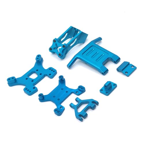 QMLQRGKF Verbessertes Metallschock -Halterungshalter vorne mit 144010 124016 124017 124018 124019 RC -Autos kompatibel(Sky Blue) von QMLQRGKF