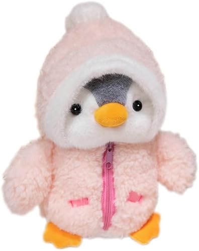 QNUOXEP Pink Penguin Plush, Pinguin Puppe Kuscheltier, Kuscheltier Pinguin Baby, Kinder Plüsch Geburtstag Geschenk Urlaub Geschenk, 25CM von QNUOXEP