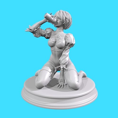 QOMJSDLP 1/24 Ancient Female Samurai Warrior Resin Model Kit Unbemalt und unmontiert Soldier Resin Model Kit //g9F7A5 von QOMJSDLP