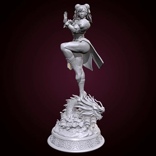 QOMJSDLP 1/24 Ancient Female Samurai Warrior Resin Model Kit Unbemalt und unmontiert Soldier Resin Model Kit //o9A-7q20 von QOMJSDLP