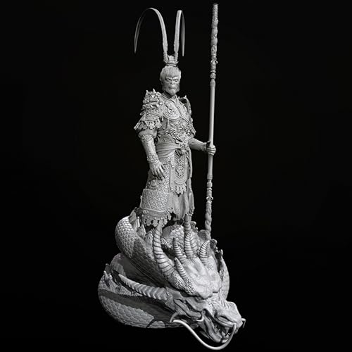 QOMJSDLP 1/24 Ancient Hell Samurai Warrior Resin Model Kit Unbemalt und unmontiert Soldat Harz Modell-Bausatz //g9F2A3 von QOMJSDLP