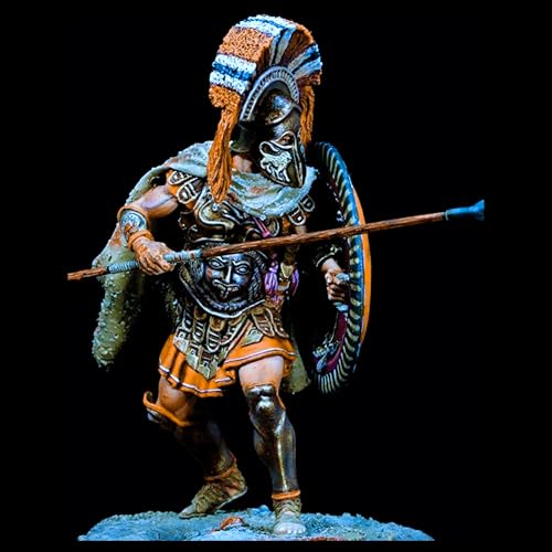 QOMJSDLP 1/24 European Ancient Samurai Warrior Resin Soldier Model Kit Unbemalt und unmontiert Resin-Modell // T8A4b4 von QOMJSDLP