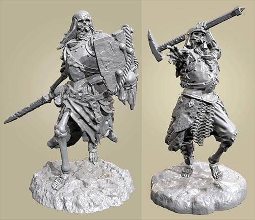 QOMJSDLP 1/35 Ancient Hell Samurai Resin Soldier Model Kit, unbemaltes und unmontiertes Resinmodell (2 Figuren)//T6A5b20 von QOMJSDLP