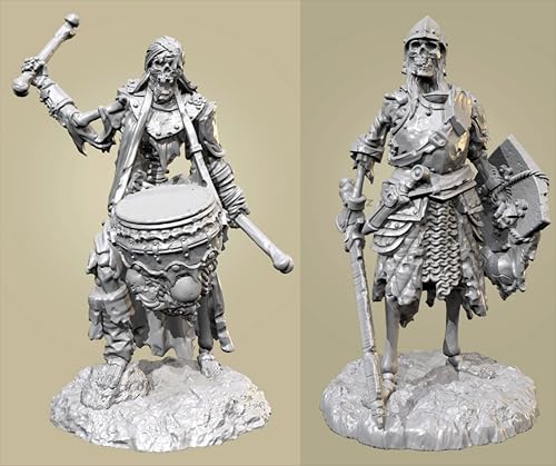 QOMJSDLP 1/35 Ancient Hell Samurai Resin Soldier Model Kit, unbemaltes und unmontiertes Resinmodell (2 Figuren)//T6A5b23 von QOMJSDLP