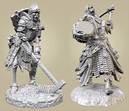 QOMJSDLP 1/35 Ancient Hell Samurai Resin Soldier Model Kit, unbemaltes und unmontiertes Resinmodell (2 Figuren)//T6A5b7 von QOMJSDLP