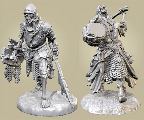 QOMJSDLP 1/35 Ancient Hell Samurai Resin Soldier Model Kit, unbemaltes und unmontiertes Resinmodell (2 Figuren)//T6A5b8 von QOMJSDLP