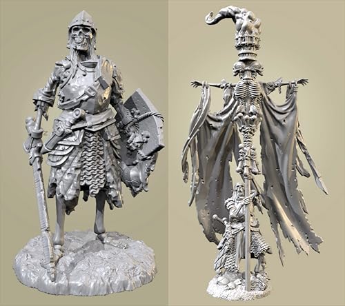 QOMJSDLP 1/35 Ancient Hell Samurai Warrior Resin Model Kit Unbemalt und unmontiert Soldier Resin Model Kit (2 Figuren) // o7A-4q4 von QOMJSDLP