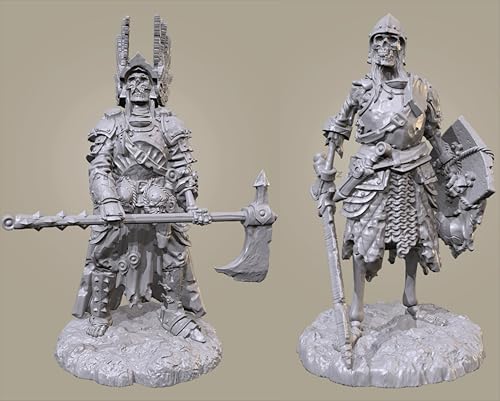 QOMJSDLP 1/35 Ancient Hell Samurai Warrior Resin Model Kit Unbemalt und unmontiert Soldier Resin Model Kit (2 Figuren) // o7A-4q5 von QOMJSDLP