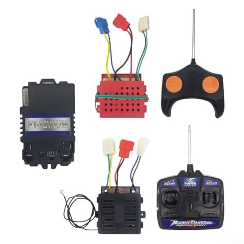 QOXEZY Verbessern Sie den Spaß und die Leistung von Elektroautos für Kinder mit 27 MHz Fernbedienungsempfänger (12 V Empfänger und RC) von QOXEZY