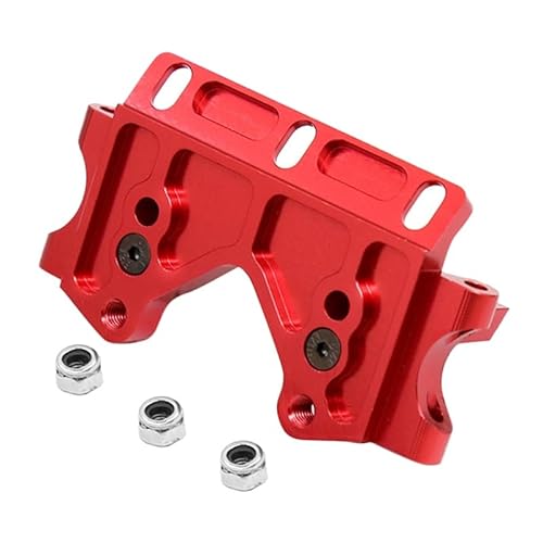 Metall Front Bulkhead Upgrade Teile for 1/10 Traxxas Slash 2WD Rustler VXL Stampede Bandit Ersetzen 2530 2530A, EINE(Rood) von QPAJWAKS