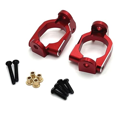 QPAJWAKS RC Auto Upgrade Front C-Sitz Set for MJX 1/10 10208 Monster RC Auto Upgrade Teile(Rood) von QPAJWAKS