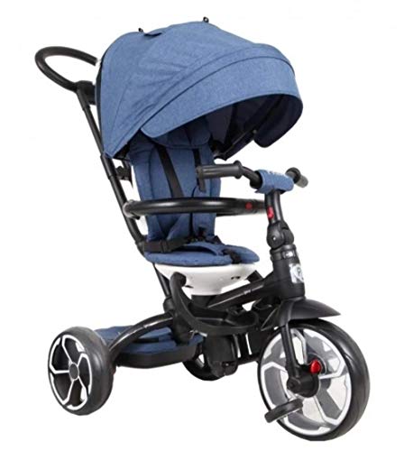 Qplay Dreiräder Prime 4 in 1 - Jungen und Mädchen - Blau von QPLAY