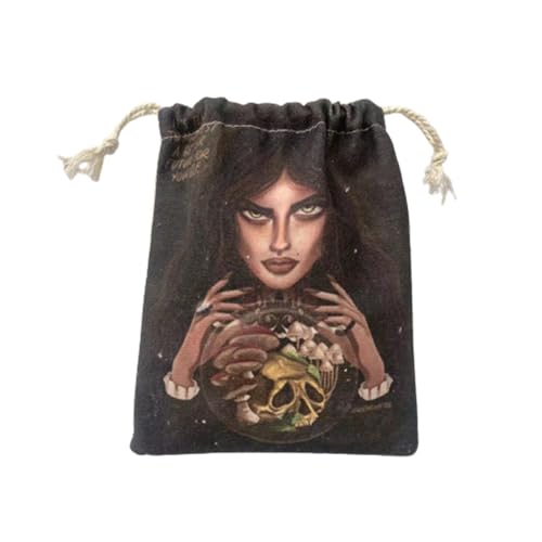 QRONCES 13x18cm Tarot Karte Lagerung Tasche Brettspiel Kordelzug Paket Brettspiel Tarot Karten Lagerung Tasche Tisch Deck Spiele von QRONCES