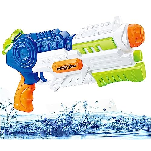 Super Wasserpistole Soaker Squirt Wasser Blaster Outdoor Beach Garden Wasserspaß Aktivität & Erwachsene Blaster (Blau) von QS