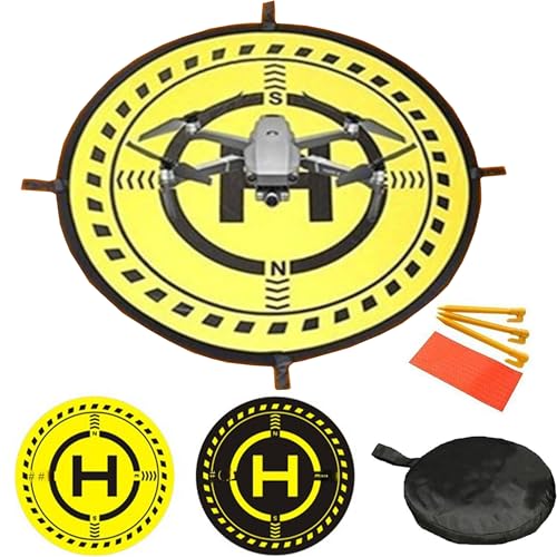 QSLKI Drohnen Landeplatz,75cm Universal schnell faltbar für DJI Mavic Mini 2 / Mavic Air 2 /DJI Air 2S /Mavic 2 /Holy Stone/DJI FPV Drohne von QSLKI