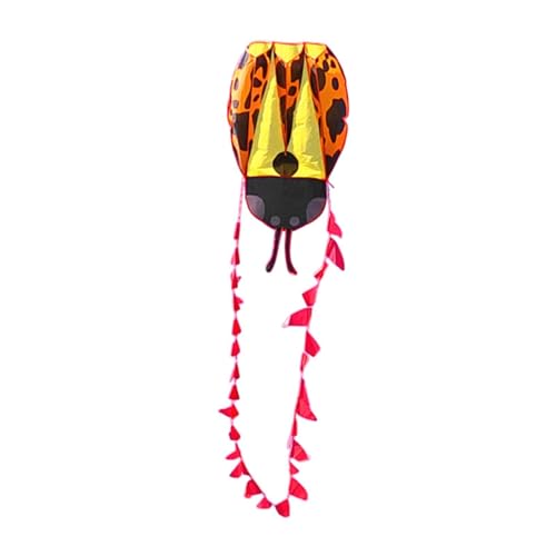 QSTDGVPW Ladybird Parafoil Kite Flying Toy Animal geformt Kite Sport Kite für Beach Park Geburtstagsgeschenk, Orange von QSTDGVPW